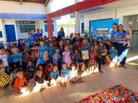 Vereadores promovem roda de conversa com crianças do CMEI Nossa Senhora do Carmo, em Divinópolis
